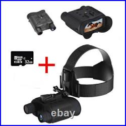 HD Digital IR Night Vision Goggles Binoculars Head Mounted Hunting Rechargeable#