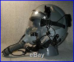 HGU-55/P Flight Helmet Large With MBU-12/P CRU-60/P O2 Mask & NVG Mounts