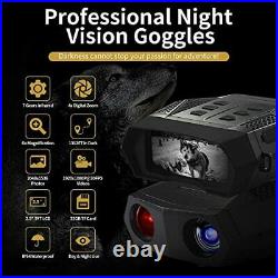 HUDAKWA Night Vision Binoculars for 100% Darkness Night Vision Goggles Mili