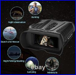 Hawkray Night Vision Goggles-4K Ultra HD 1480ft Viewing Range, 80x Magnification