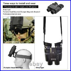 Head Mount Night Vision Binoculars Telescope Goggles withDual-Display FHD Infrared