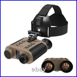 Head Mount Night Vision Goggles 850nm IR Hunting Binoculars 3D 4K Digital Video Head Mount Night Vision Goggles 850nm IR Hunting Binoculars 3D 4K Digital Video