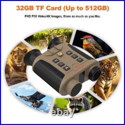 Head Mount Night Vision Goggles 850nm IR Hunting Binoculars 3D 4K Digital Video Head Mount Night Vision Goggles 850nm IR Hunting Binoculars 3D 4K Digital Video