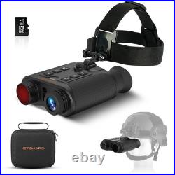Head Mount Night Vision Goggles 850nm IR LRF Hunting Binoculars 4K Digital Video Head Mount Night Vision Goggles 850nm IR LRF Hunting Binoculars 4K Digital Video