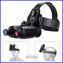 Head Mount Night Vision Goggles Binoculars Digital IR FHD 400m/1312ft, 100% Dark