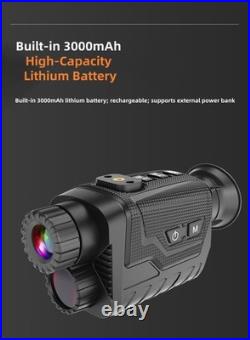 Head Mounted 4K Monocular Infrared Night Vision Goggles Digital Telescope