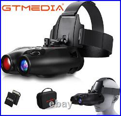 Head-Mounted HD Night Vision Goggles Rechargeable Infrared Binoculars for Adults