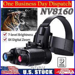 Head-Mounted Night Vision Binoculars Rechargeable Hand Free Night Vision Goggles