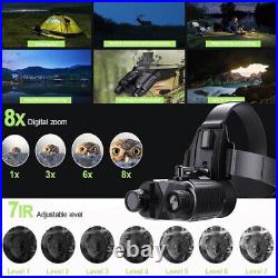 Head-Mounted Night Vision Binoculars Rechargeable Hand Free Night Vision Goggles