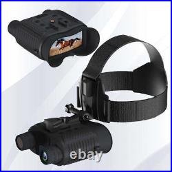 Head-Mounted Night Vision Binoculars Rechargeable Hand Free Night Vision Goggles