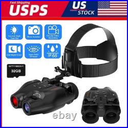 Head Mounted Night Vision Goggles 3D Binoculars Digital HD IR Hunting 2025