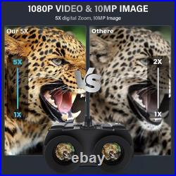 Head Mounted Night Vision Goggles 5X FHD Infrared Binoculars for Outdoor Hunting