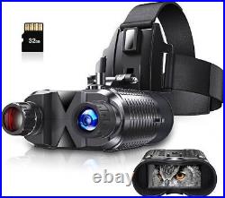 Head Mounted Night Vision Goggles HD Digital Hunting Rechargeable PVR Binoculars