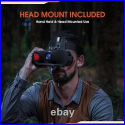 Head Mounted Night Vision Goggles Hand Free Infrared Night Vision Binoculars USB