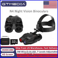 Head Mounted Night Vision Goggles Infrared 3D Binoculars Digital IR Hunting 2025