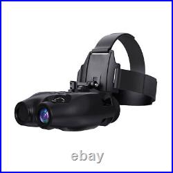 Head Mounted Night Vision Goggles Rechargeable FHD Digital IR Hunting Binoculars