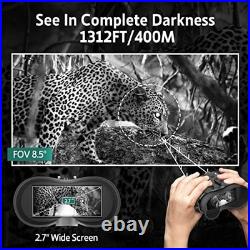 Head-Mounted Night Vision Goggles Rechargeable Hands Free Night Vision Head-Mounted Night Vision Goggles Rechargeable Hands Free Night Vision
