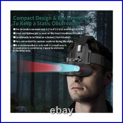 Head-Mounted Night Vision Goggles Rechargeable Hands Free Night Vision Bino Head-Mounted Night Vision Goggles Rechargeable Hands Free Night Vision Bino