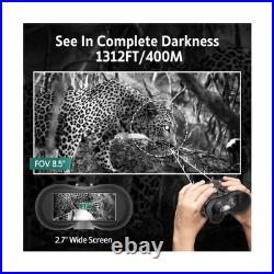 Head-Mounted Night Vision Goggles Rechargeable Hands Free Night Vision Bino Head-Mounted Night Vision Goggles Rechargeable Hands Free Night Vision Bino