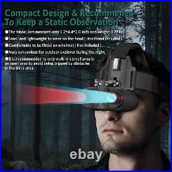 Head-Mounted Night Vision Goggles Rechargeable Hands Free Night Vision Binocul