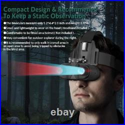 Head-Mounted Night Vision Goggles Rechargeable Hands Free Night Vision Binocul