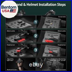 Head-Mounted Night Vision Goggles Rechargeable Hands Free Night Vision Binocul