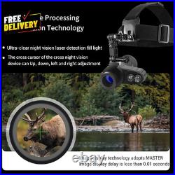 Head-Mounted Night Vision Monocular Goggles 7X HD Rechargeable NVG 1148FT