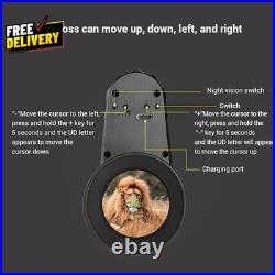 Head-Mounted Night Vision Monocular Goggles 7X HD Rechargeable NVG 1148FT