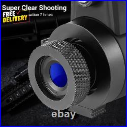 Head-Mounted Night Vision Monocular Goggles 7X HD Rechargeable NVG 1148FT
