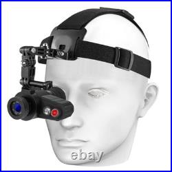 Head-Mounted Night Vision Monocular Goggles with Elastic Head Strap, Default