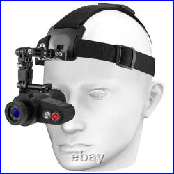 Head-Mounted Night Vision Monocular Goggles with Elastic Head Strap, Default