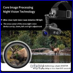 Head-Mounted Night Vision Monocular Goggles with Elastic Head Strap, Default Head-Mounted Night Vision Monocular Goggles with Elastic Head Strap, Default