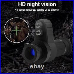 Head-Mounted Night Vision Monocular Goggles with Elastic Head Strap, Default