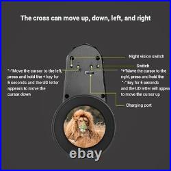 Head-Mounted Night Vision Monocular Goggles with Elastic Head Strap, Default