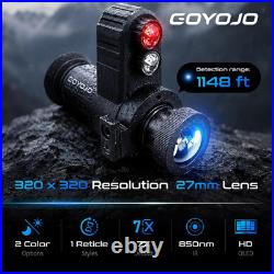 Head-Mounted Night Vision Monocular Goggles with Elastic Head Strap, Default 7X