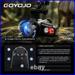 Head-Mounted Night Vision Monocular Goggles with Elastic Head Strap, Default 7X