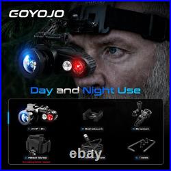 Head-Mounted Night Vision Monocular Goggles with Elastic Head Strap, Default 7X