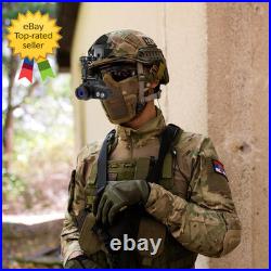 Head-Mounted Night Vision Monocular Goggles with Elastic Head Strap Default 7X M