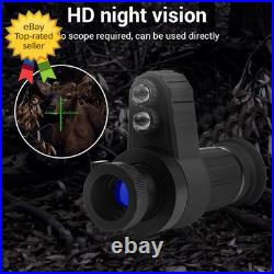 Head-Mounted Night Vision Monocular Goggles with Elastic Head Strap Default 7X M