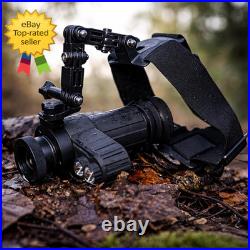 Head-Mounted Night Vision Monocular Goggles with Elastic Head Strap Default 7X M Head-Mounted Night Vision Monocular Goggles with Elastic Head Strap Default 7X M