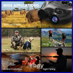 Helmet Mount IR Night Vision Goggles Video Record Hunting Fishing Binoculars NVG