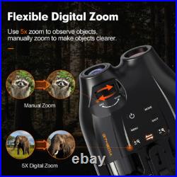 Helmet Mount Night Vision Goggles IR 850nm Binoculars Video Record for Hunting