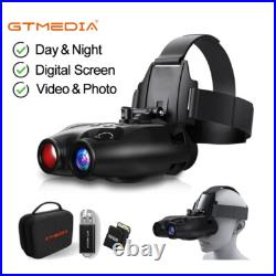 Helmet Mount Night Vision Goggles Infrared Binoculars Video Record Waterproof