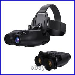 Helmet Mount Night Vision Goggles Infrared Binoculars Video Record Waterproof