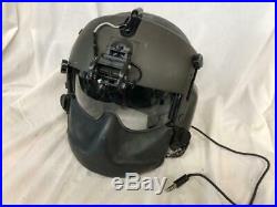 Hgu-56 Gentex Flight Helmet & Anvis Nvg, Mfs Shield Large