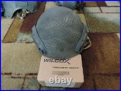 High Cut NIJ IIIA Ballistic SOHAH CVC Like ACH ECH FAST Helmet Wilcox NVG NOD