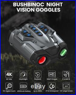 High-Performance Night Vision Goggles with 9 Infrared Levels