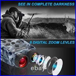 Hojocojo Mini Night Vision Goggles Exclusive Rechargeable Infrared Binocu