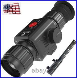 Hunting 300m IR Night Vision Goggles, 256x192 25mm Lens 4X Zoom Thermal Sight US