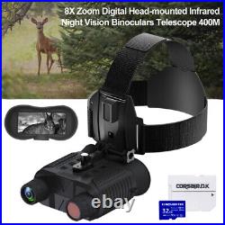 Hunting Binocular 850nm Night Vision Goggles IR Infrared Technology 300-400M